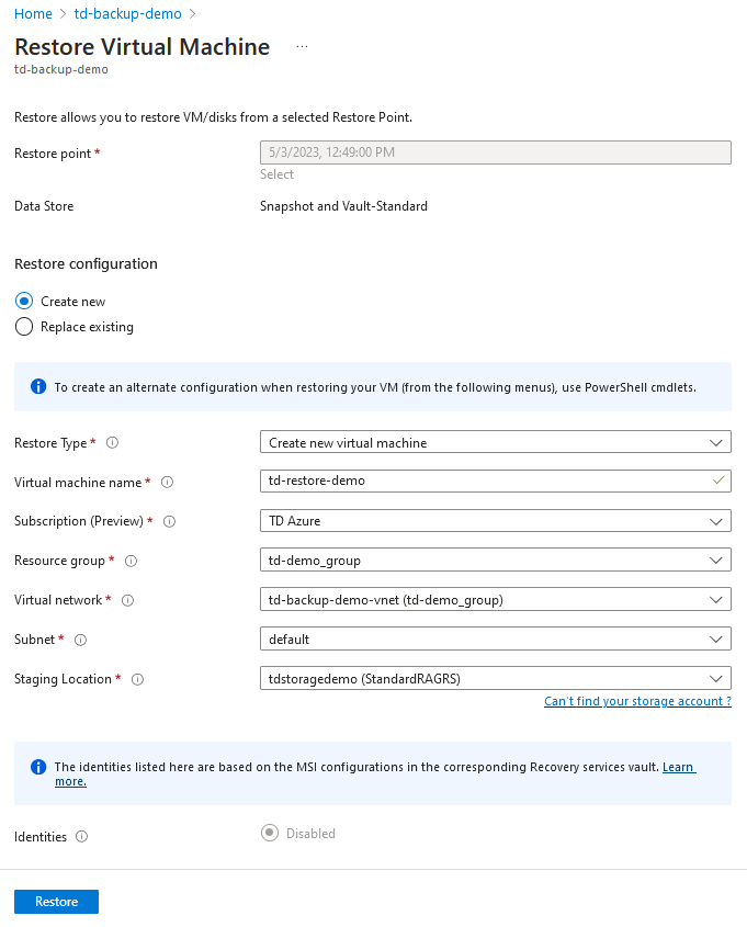 How to Setup Backup and Recovery in Azure
