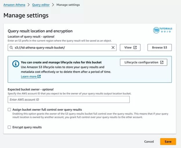 In-Place Querying in AWS