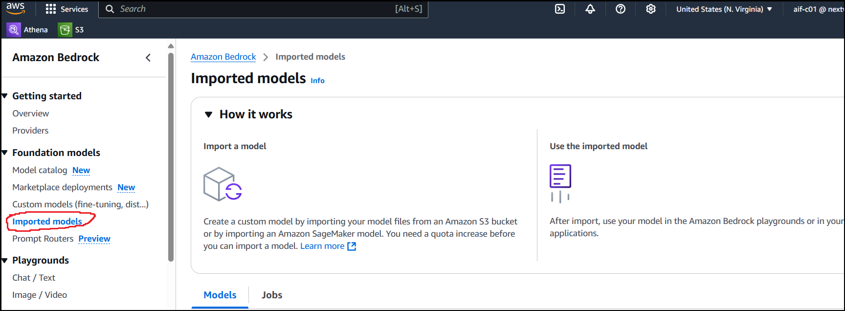 Bedrock Imported Models