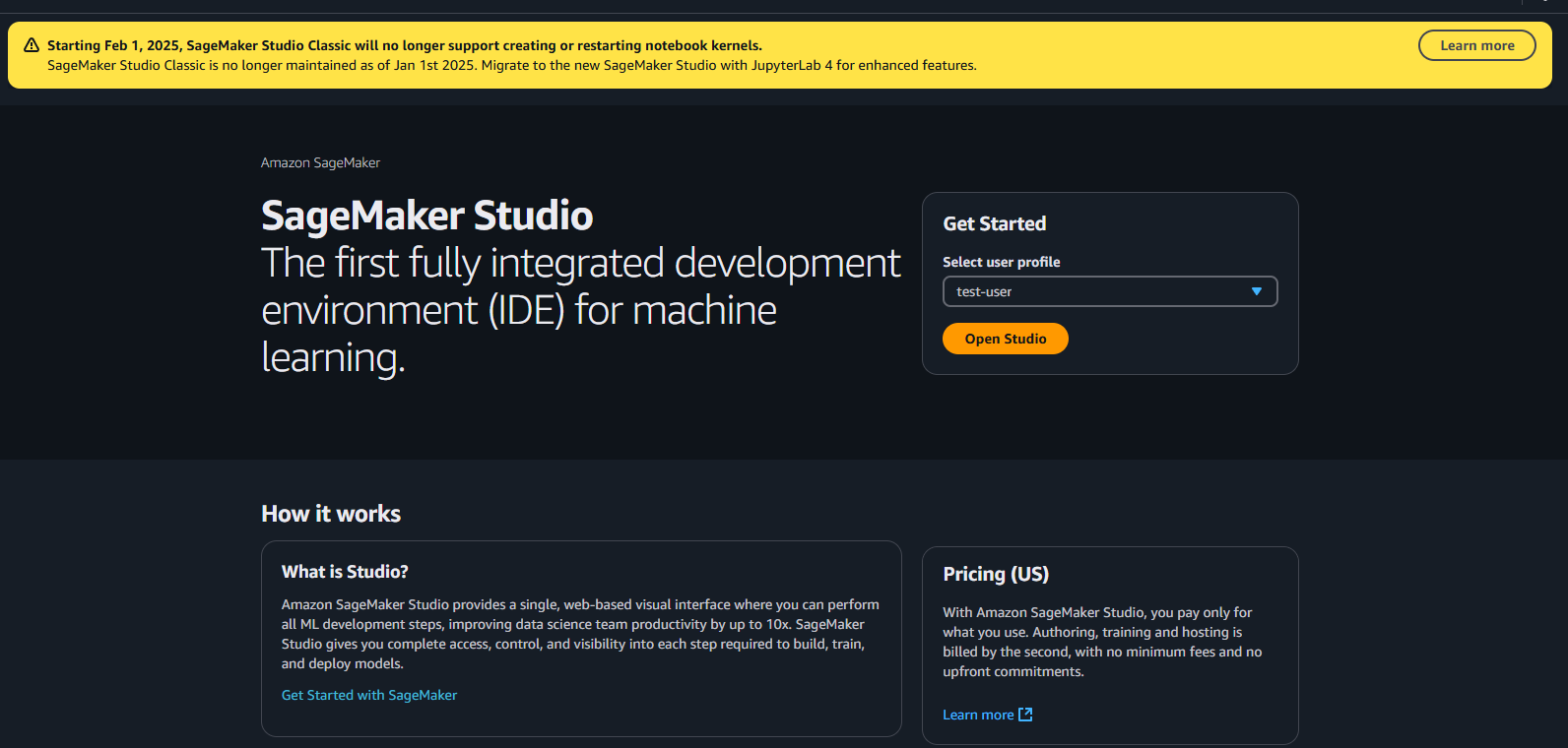 SageMaker AI - SageMaker Studio by Terraform