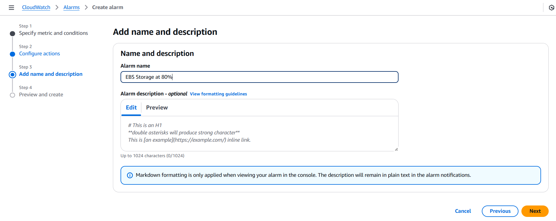 How to Automate Storage and Memory Space Monitoring in Amazon EC2 with CloudWatch and Slack