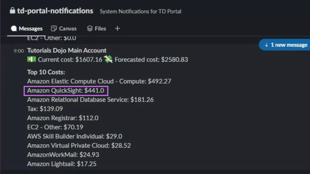 System Notifications for TD Portal