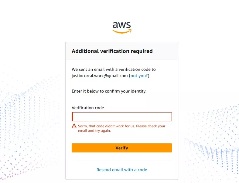 Verification of Email