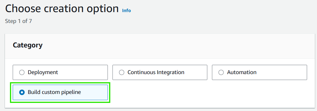 Building a new custom Pipeline