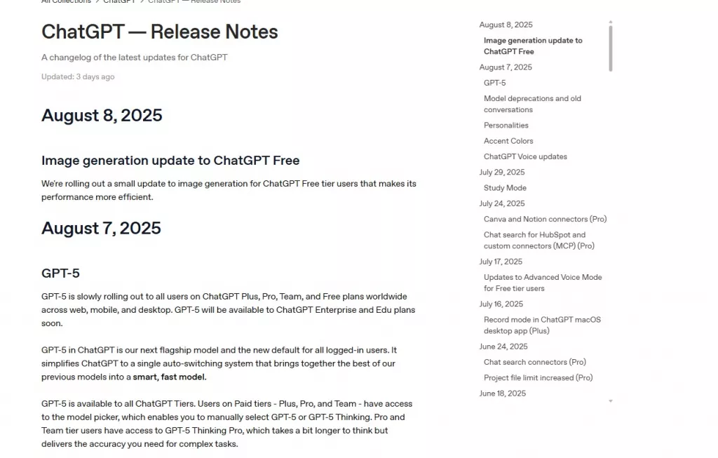Chatgpt release