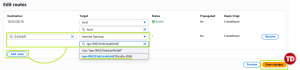 Add IGW from Route