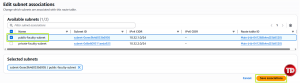 Choose your subnet 