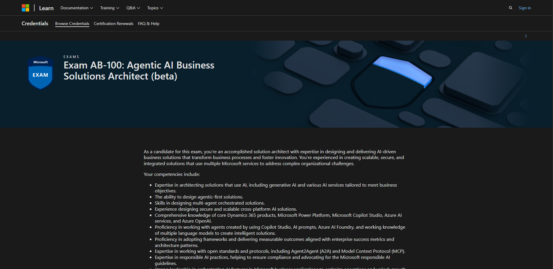 Microsoft’s new Agentic AI certification (AB-100)