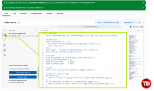 Add code in Index mjs
